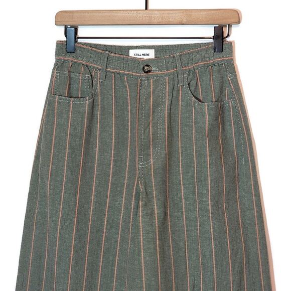 Striped Wide Leg Pants - Picture 3 of 15